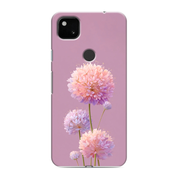 Силиконовый чехол на Google Pixel 4a с принтом Цветы