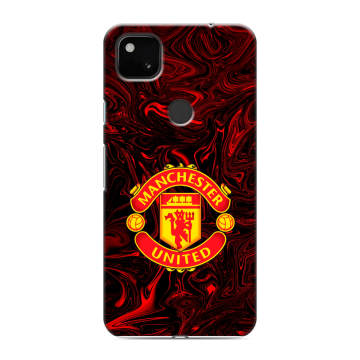 Силиконовый чехол на Google Pixel 4a с принтом Manchester United