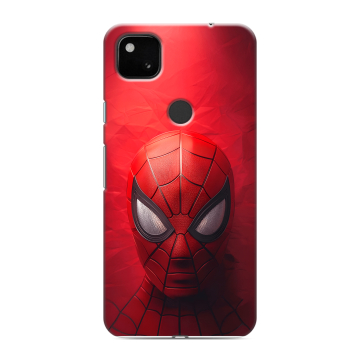 Силиконовый чехол на Google Pixel 4a с принтом Spiderman Человек паук Силиконовый чехол на Google Pixel 4a с принтом Spiderman Человек паук
