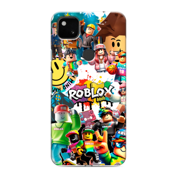 Силиконовый чехол на Google Pixel 4a с принтом Roblox Роблокс Силиконовый чехол на Google Pixel 4a с принтом Roblox Роблокс