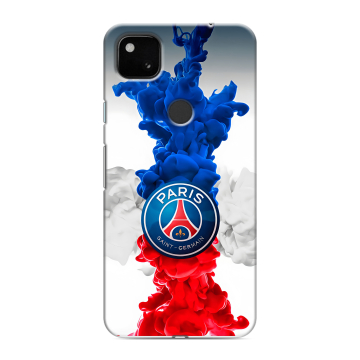 Силиконовый чехол на Google Pixel 4a с принтом PSG ПСЖ