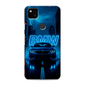 Силиконовый чехол на Google Pixel 4a с принтом BMW БМВ Силиконовый чехол на Google Pixel 4a с принтом BMW БМВ