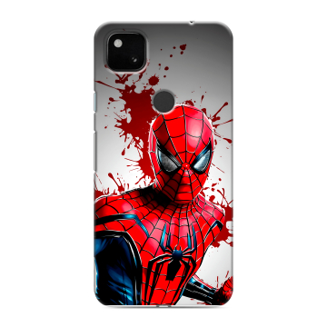 Силиконовый чехол на Google Pixel 4a с принтом Spiderman Человек паук