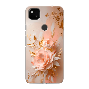 Силиконовый чехол на Google Pixel 4a с принтом женский