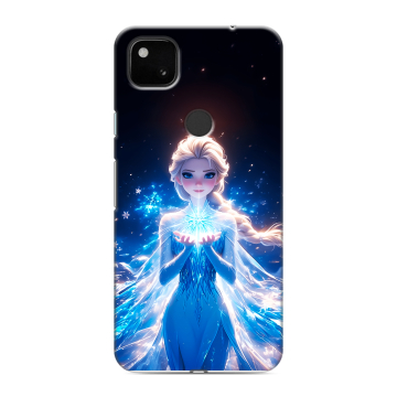 Силиконовый чехол на Google Pixel 4a с принтом Холодное сердце Frozen Силиконовый чехол на Google Pixel 4a с принтом Холодное сердце Frozen