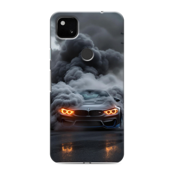 Силиконовый чехол на Google Pixel 4a с принтом BMW БМВ Силиконовый чехол на Google Pixel 4a с принтом BMW БМВ