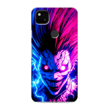 Силиконовый чехол на Google Pixel 4a с принтом Death note Тетрадь смерти