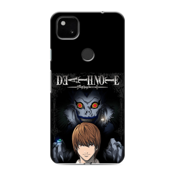 Силиконовый чехол на Google Pixel 4a с принтом Death note Тетрадь смерти