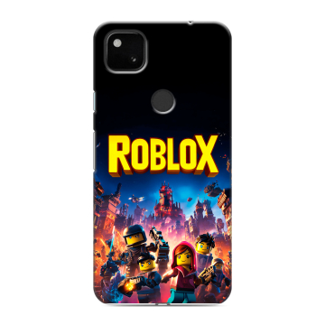Силиконовый чехол на Google Pixel 4a с принтом Roblox Роблокс Силиконовый чехол на Google Pixel 4a с принтом Roblox Роблокс