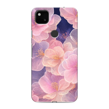 Силиконовый чехол на Google Pixel 4a с принтом женский