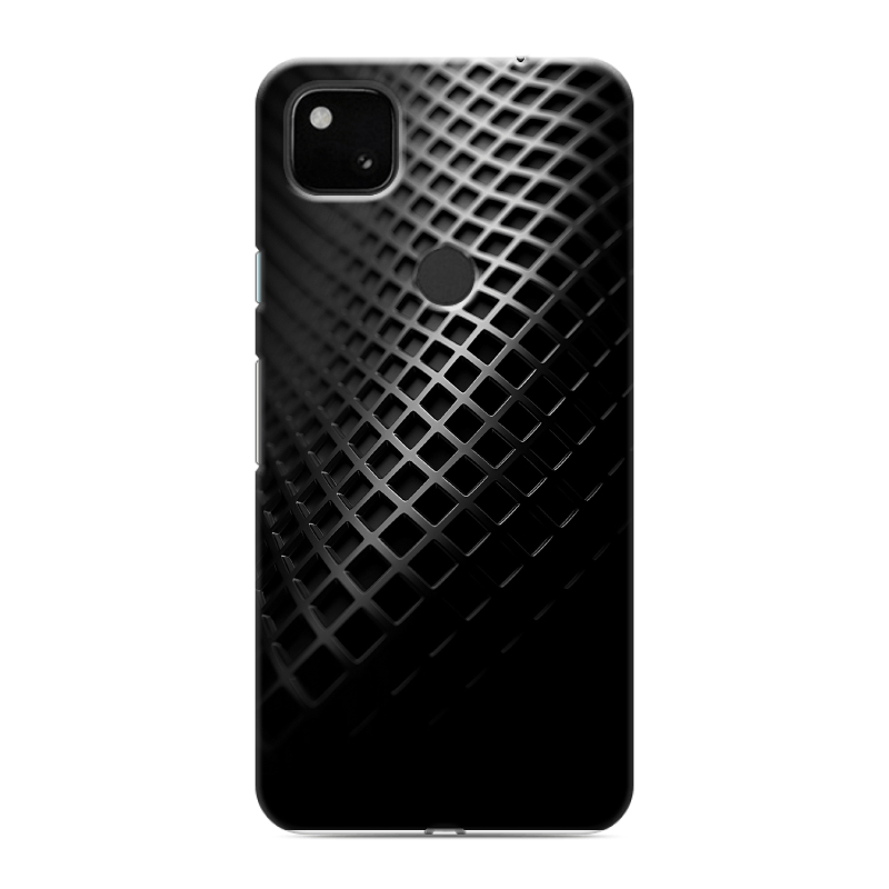 Силиконовый чехол на Google Pixel 4a с принтом Текстура металла Силиконовый чехол на Google Pixel 4a с принтом Текстура металла