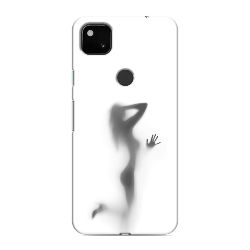 Пластиковый чехол на Google Pixel 4a с принтом Силуэт Пластиковый чехол на Google Pixel 4a с принтом Силуэт