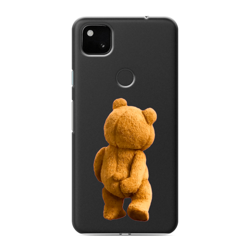 Пластиковый чехол на Google Pixel 4a с принтом Медведь Пластиковый чехол на Google Pixel 4a с принтом Медведь