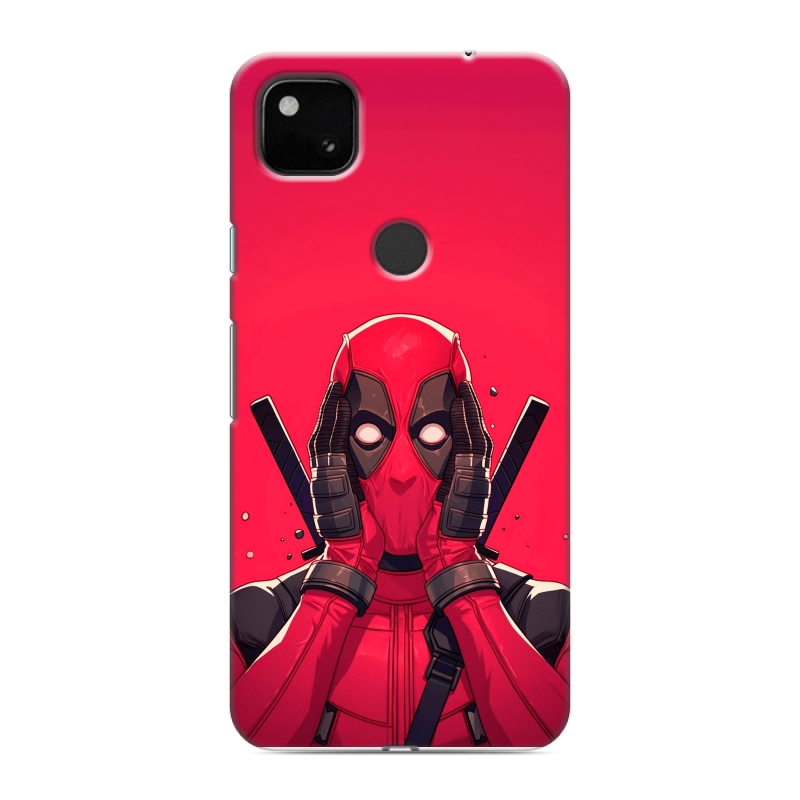 Силиконовый чехол на Google Pixel 4a с принтом Дедпул Deadpool Силиконовый чехол на Google Pixel 4a с принтом Дедпул Deadpool
