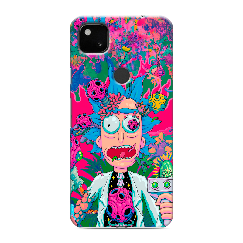 Силиконовый чехол на Google Pixel 4a с принтом Рик и Морти Rick Morty Силиконовый чехол на Google Pixel 4a с принтом Рик и Морти Rick Morty