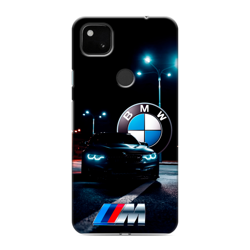 Пластиковый чехол на Google Pixel 4a с принтом БМВ BMW Пластиковый чехол на Google Pixel 4a с принтом БМВ BMW
