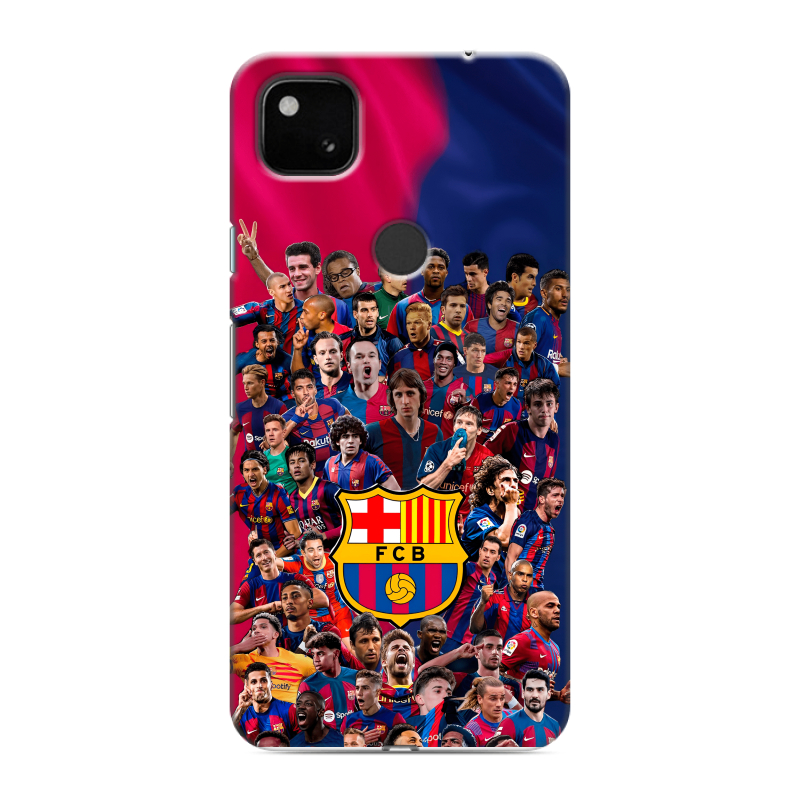Пластиковый чехол на Google Pixel 4a с принтом Барселона Barcelona Пластиковый чехол на Google Pixel 4a с принтом Барселона Barcelona