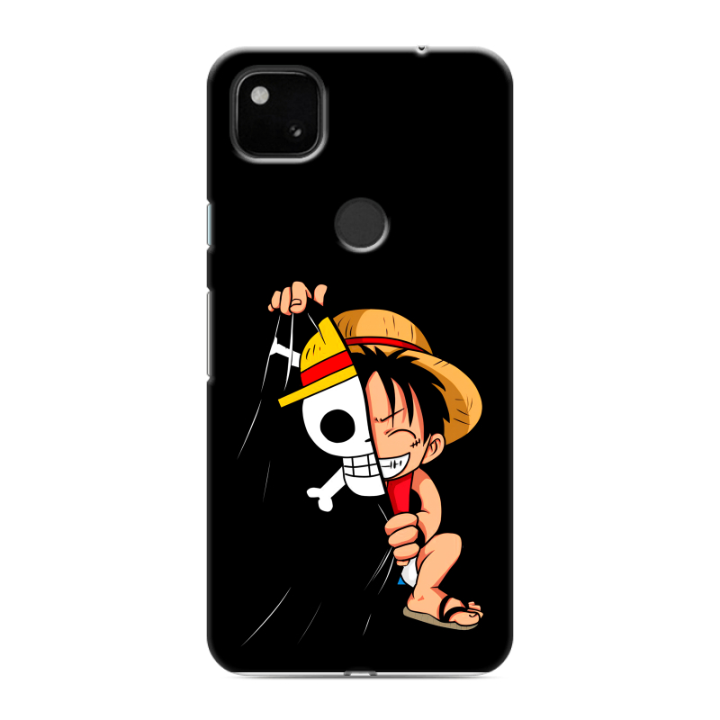 Пластиковый чехол на Google Pixel 4a с принтом One Piece Ван Пис Пластиковый чехол на Google Pixel 4a с принтом One Piece Ван Пис
