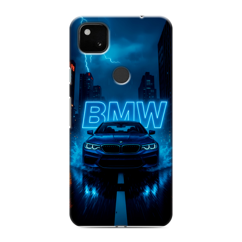 Силиконовый чехол на Google Pixel 4a с принтом BMW БМВ Силиконовый чехол на Google Pixel 4a с принтом BMW БМВ