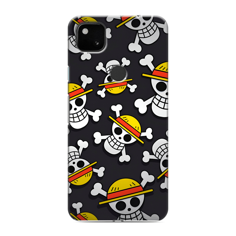 Силиконовый чехол на Google Pixel 4a с принтом One Piece Ван Пис Силиконовый чехол на Google Pixel 4a с принтом One Piece Ван Пис