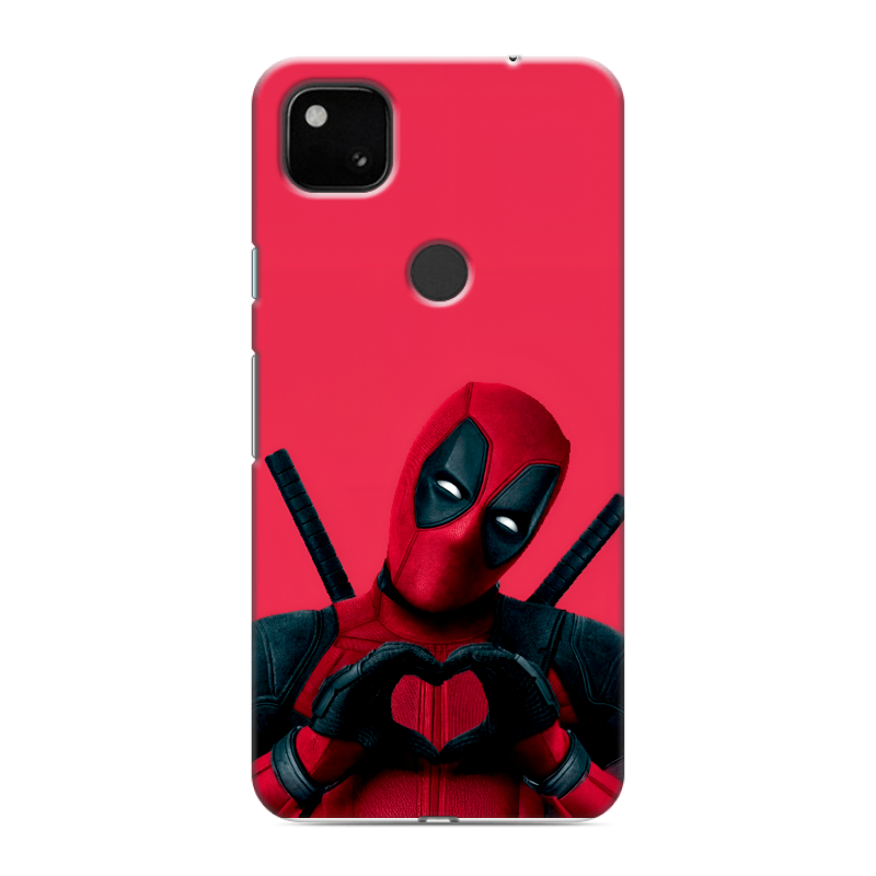 Силиконовый чехол на Google Pixel 4a с принтом Дедпул Deadpool Силиконовый чехол на Google Pixel 4a с принтом Дедпул Deadpool