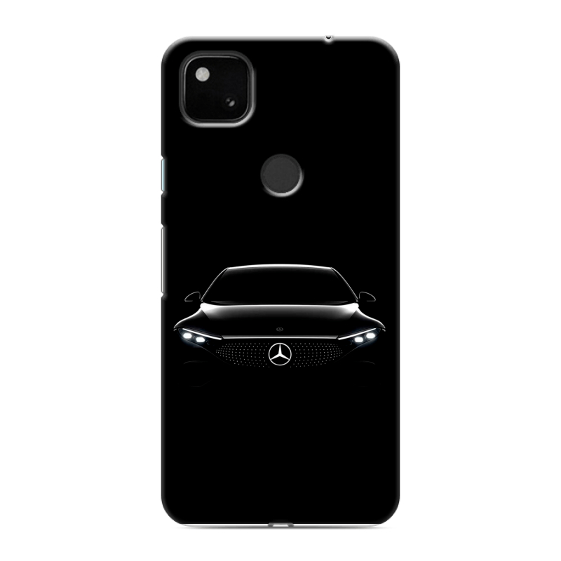 Силиконовый чехол на Google Pixel 4a с принтом Mercedes Мерседес Силиконовый чехол на Google Pixel 4a с принтом Mercedes Мерседес