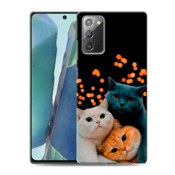 Силиконовый чехол на Samsung Galaxy Note 20 с принтом Кошки Силиконовый чехол на Samsung Galaxy Note 20 с принтом Кошки