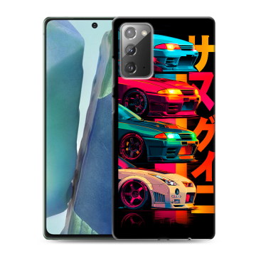 Силиконовый чехол на Samsung Galaxy Note 20 с принтом Гоночные машины Силиконовый чехол на Samsung Galaxy Note 20 с принтом Гоночные машины