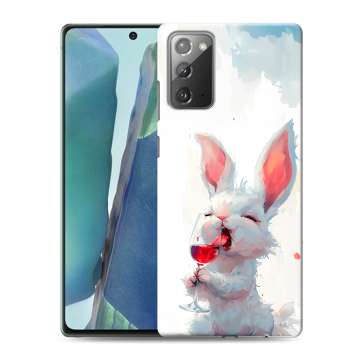 Силиконовый чехол на Samsung Galaxy Note 20 с принтом кролик зайчик Силиконовый чехол на Samsung Galaxy Note 20 с принтом кролик зайчик