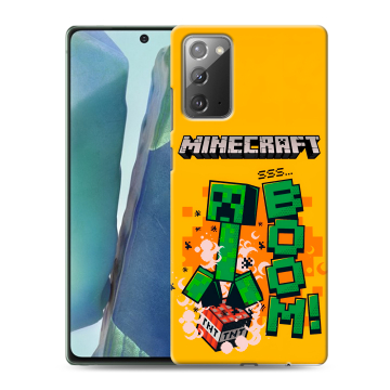 Силиконовый чехол на Samsung Galaxy Note 20 с принтом Майнкрафт Minecraft Силиконовый чехол на Samsung Galaxy Note 20 с принтом Майнкрафт Minecraft