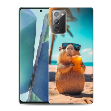 Силиконовый чехол на Samsung Galaxy Note 20 с принтом Капибара