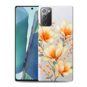 Силиконовый чехол на Samsung Galaxy Note 20 с принтом Цветы