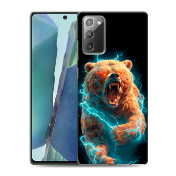 Силиконовый чехол на Samsung Galaxy Note 20 с принтом Медведь