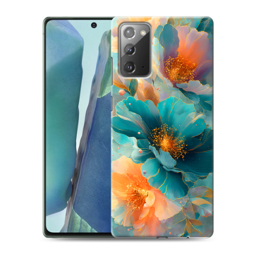 Силиконовый чехол на Samsung Galaxy Note 20 с принтом Цветы