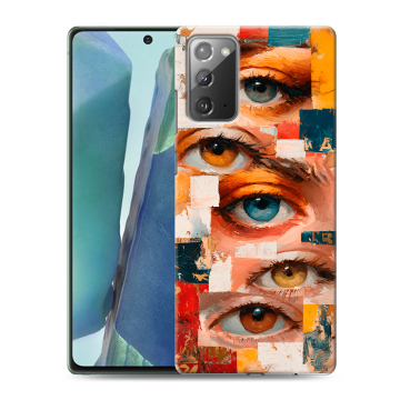 Силиконовый чехол на Samsung Galaxy Note 20 с принтом Модный принт
