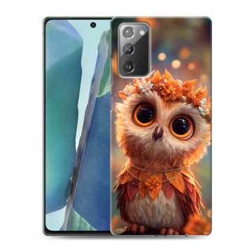 Силиконовый чехол на Samsung Galaxy Note 20 с принтом Милая сова