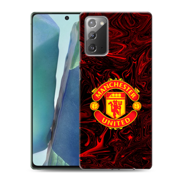 Силиконовый чехол на Samsung Galaxy Note 20 с принтом Manchester United