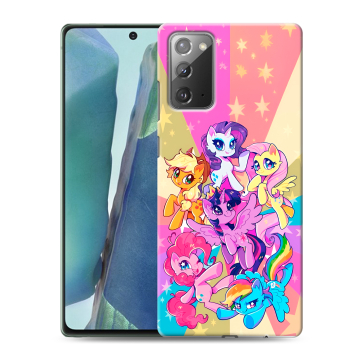 Силиконовый чехол на Samsung Galaxy Note 20 с принтом My little pony Дружба чудо Силиконовый чехол на Samsung Galaxy Note 20 с принтом My little pony Дружба чудо