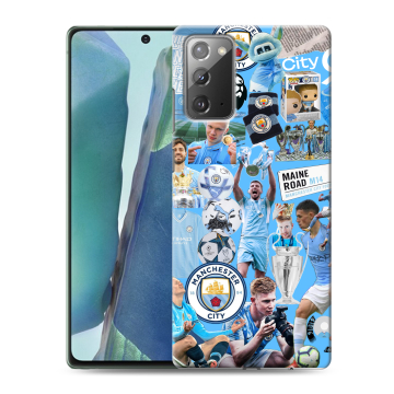 Силиконовый чехол на Samsung Galaxy Note 20 с принтом Man City Манчестер Сити