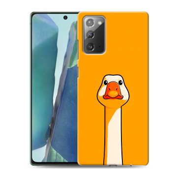 Силиконовый чехол на Samsung Galaxy Note 20 с принтом Смешная утка