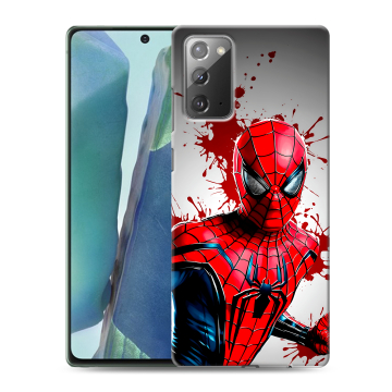 Силиконовый чехол на Samsung Galaxy Note 20 с принтом Spiderman Человек паук Силиконовый чехол на Samsung Galaxy Note 20 с принтом Spiderman Человек паук
