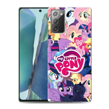 Силиконовый чехол на Samsung Galaxy Note 20 с принтом My little pony Дружба чудо