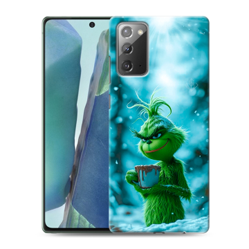 Силиконовый чехол на Samsung Galaxy Note 20 с принтом Новый год гринч
