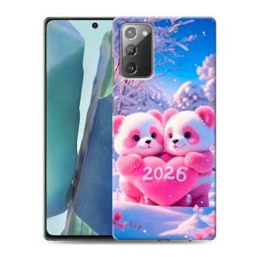 Силиконовый чехол на Samsung Galaxy Note 20 с принтом Новый год