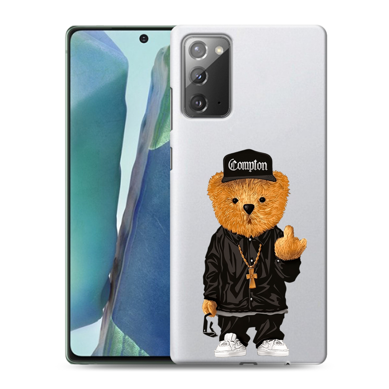 Силиконовый чехол на Samsung Galaxy Note 20 с принтом Мишка Силиконовый чехол на Samsung Galaxy Note 20 с принтом Мишка