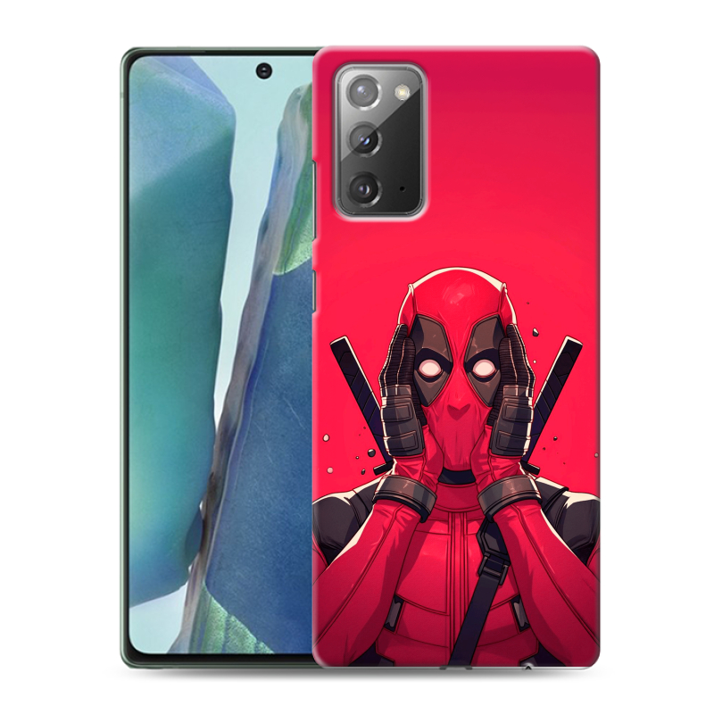 Силиконовый чехол на Samsung Galaxy Note 20 с принтом Дедпул Deadpool Силиконовый чехол на Samsung Galaxy Note 20 с принтом Дедпул Deadpool