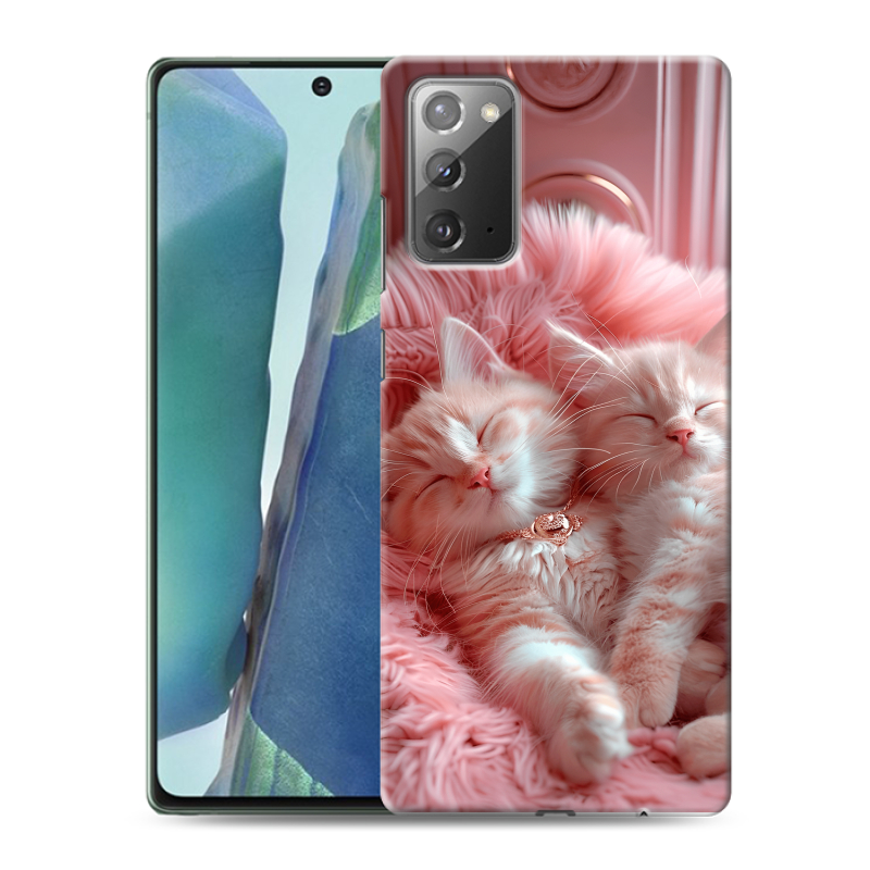 Силиконовый чехол на Samsung Galaxy Note 20 с принтом котята котики Силиконовый чехол на Samsung Galaxy Note 20 с принтом котята котики