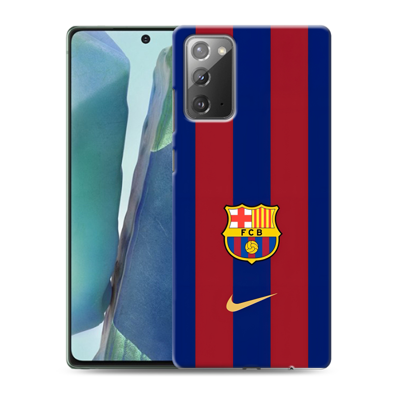 Пластиковый чехол на Samsung Galaxy Note 20 с принтом Барселона Barcelona Пластиковый чехол на Samsung Galaxy Note 20 с принтом Барселона Barcelona