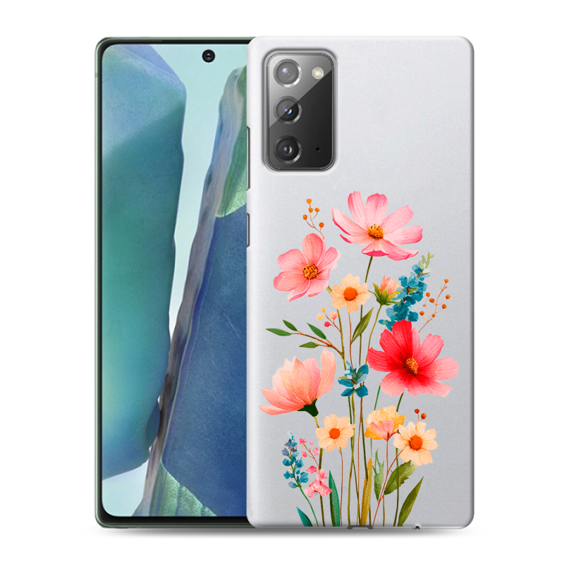 Силиконовый чехол на Samsung Galaxy Note 20 с принтом Цветы Силиконовый чехол на Samsung Galaxy Note 20 с принтом Цветы