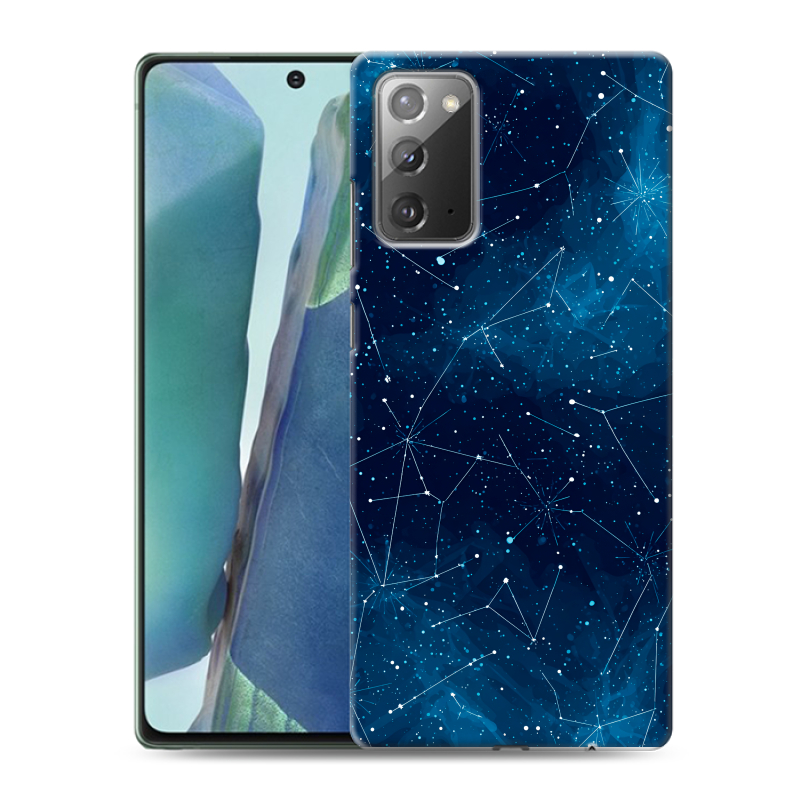 Силиконовый чехол на Samsung Galaxy Note 20 с принтом Космос звезды Силиконовый чехол на Samsung Galaxy Note 20 с принтом Космос звезды